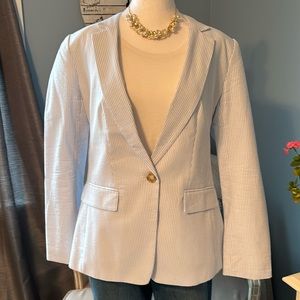 Loft seersucker jacket